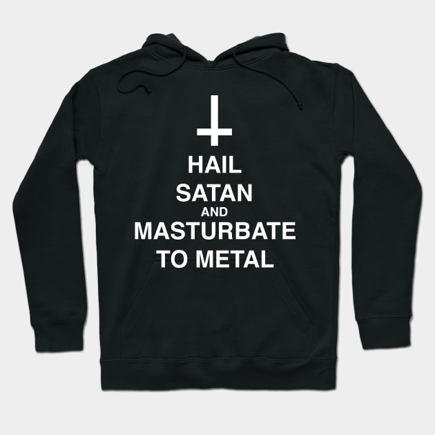 HAIL SATAN Hoodie by TheCosmicTradingPost